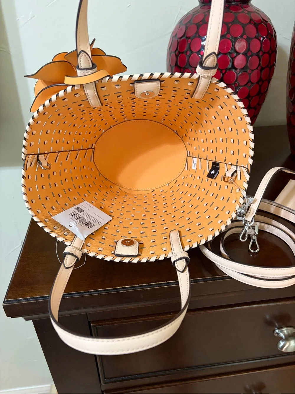 kate spade Dahlia Tote Bag in Crisp Peach NWT MSRP $399